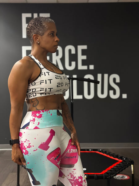 Fun Print Barbell Leggings
