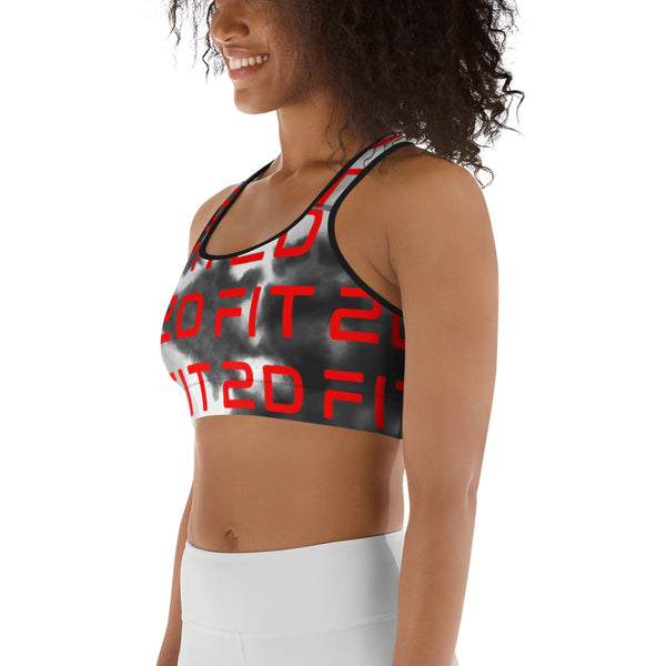 2 FIT TYE DYE SPORTS BRA