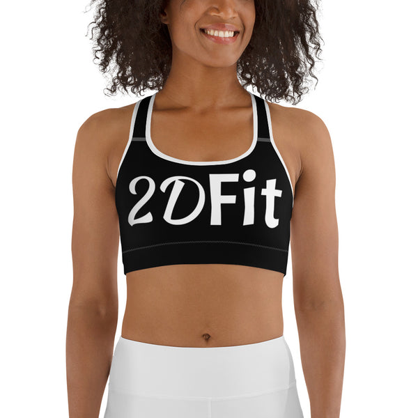 I AM A BAD ASS 2D FIT Sports Bra