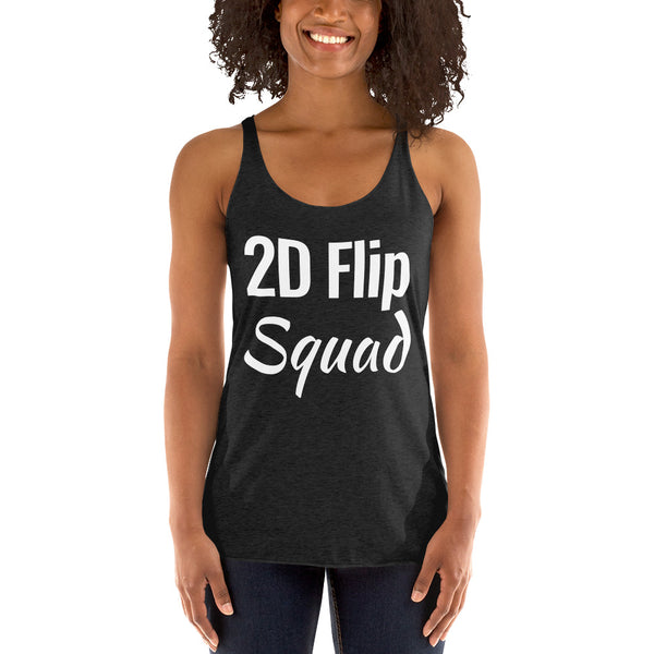 2D Flip Squad Women's Racerback Tank